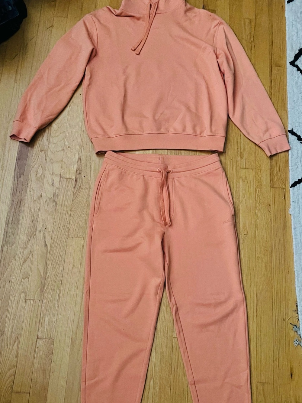 HUGO Coral Men's Hoodie and Sweatpants Set